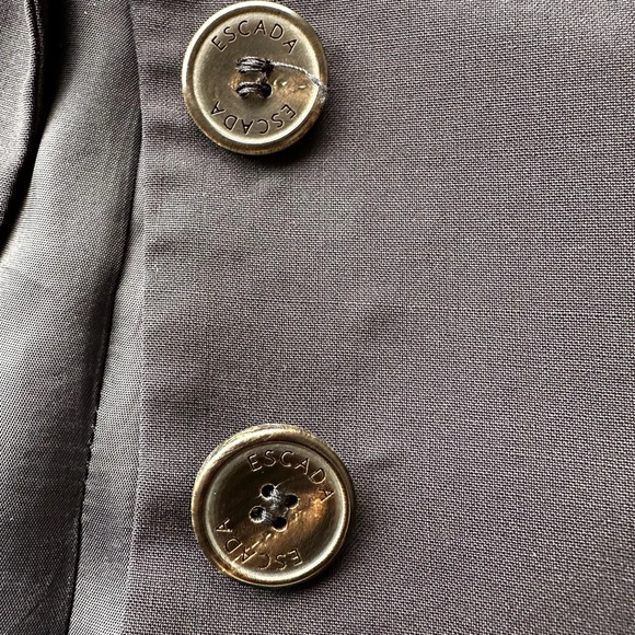 Vintage ESCADA Navy 100% Virgin Wool Blazer - Picture 8 of 16